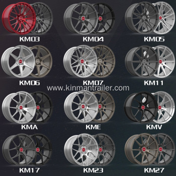 5 stud aluminum alloy forged wheels for racing cars